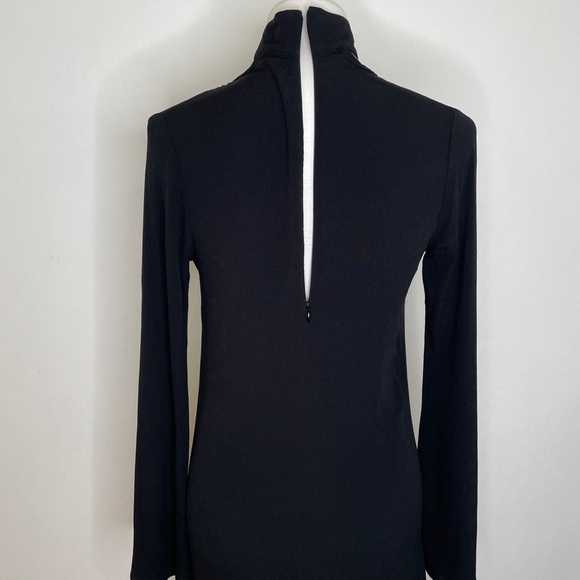 Flynn Skye Bell Sleeve Deep V Choker Mini Dress - Picture 6 of 9